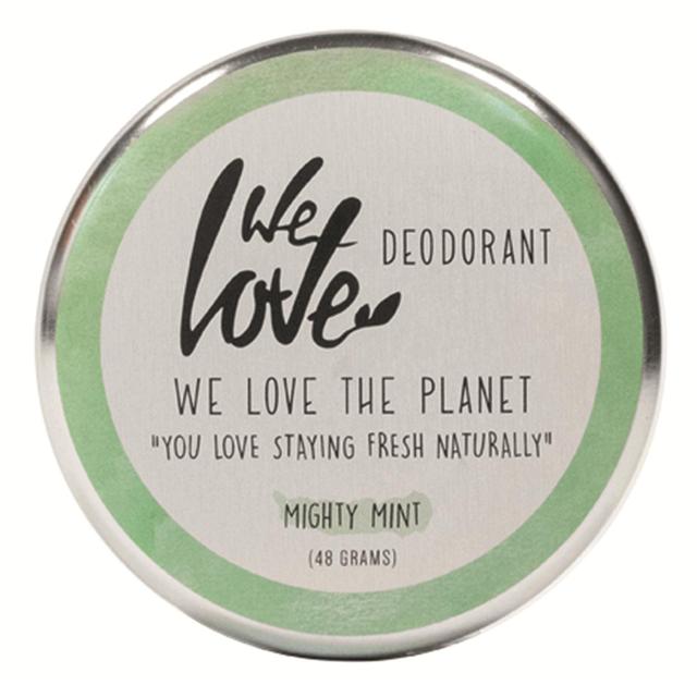 We Love The Planet Natural Deodorant Cream Mint   48g