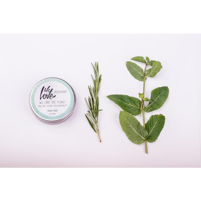 We Love The Planet Natural Deodorant Cream Mint   48g