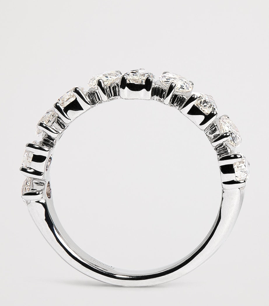 Harrods white gold diamond eternity ring 1.90ct (British brand)