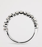 Harrods white gold diamond eternity ring 1.90ct (British brand)