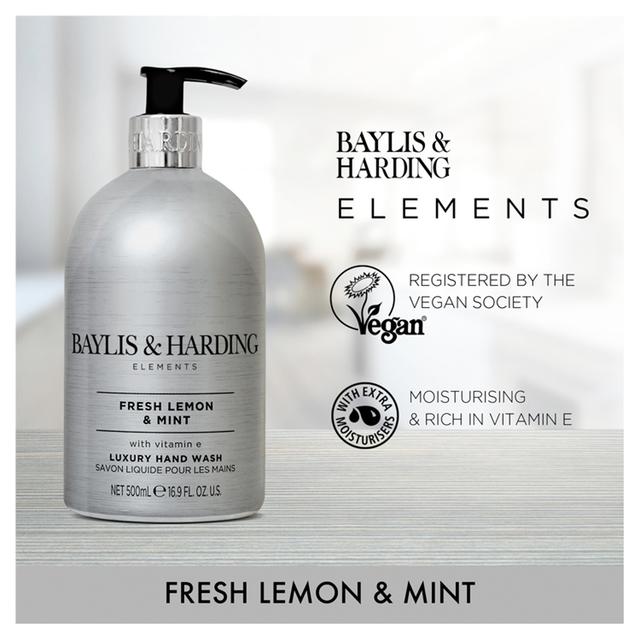 Baylis & Harding Elements Hand Wash - Lemon & Mint   500ml GOODS M&S   