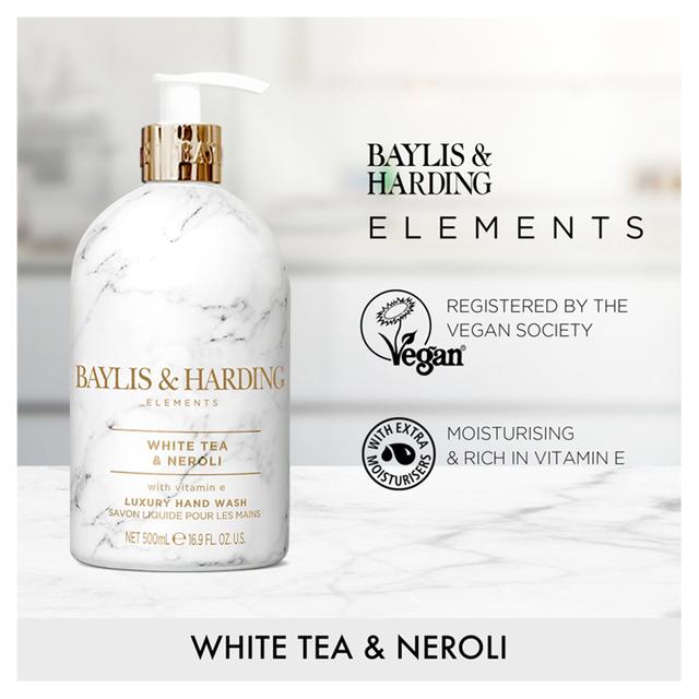 Baylis & Harding Elements Hand Wash - White Tea & Neroli   500ml