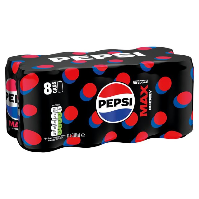 Pepsi Max Cherry   8 x 330ml GOODS M&S   