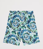 Palm Angels Kids Spiral Tie-Dye Shorts 4-12+ years, imported from the UK