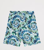 Palm Angels Kids Spiral Tie-Dye Shorts 4-12+ years, imported from the UK