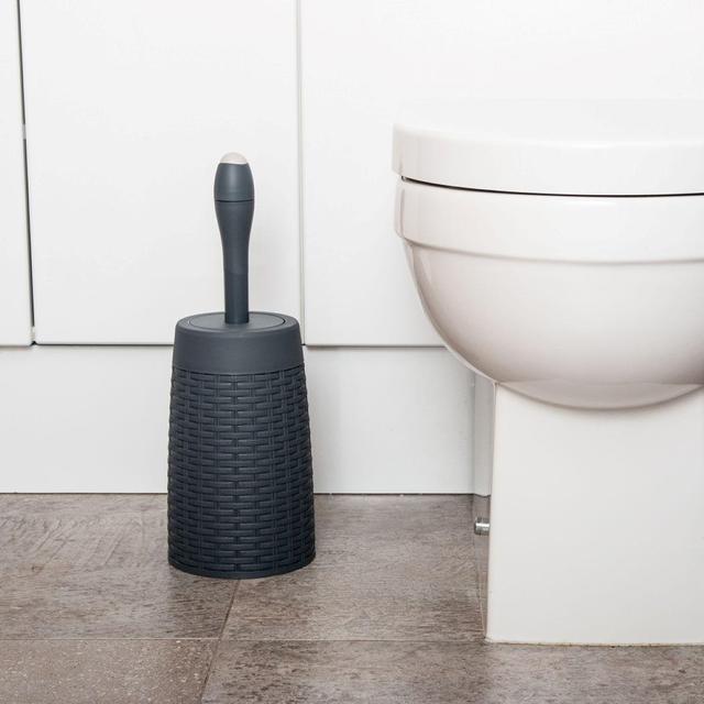 Addis Charcoal Rattan Toilet Brush GOODS M&S   