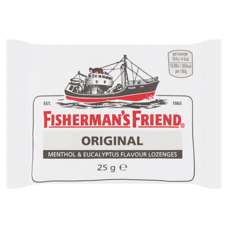 Fishermans Friend Original Menthol & Eucalyptus Flavour Lozenges 25g