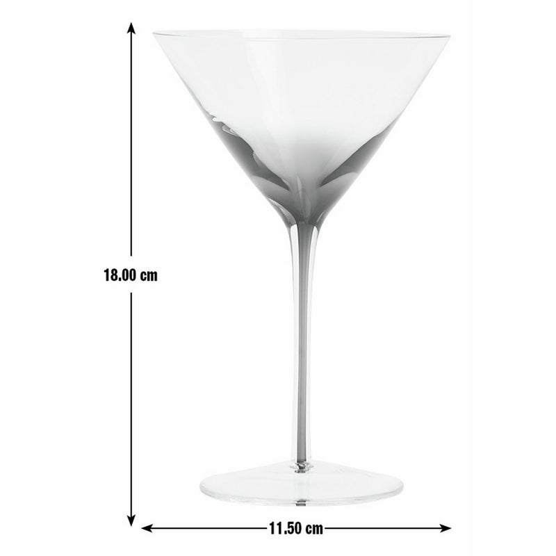 Habitat martini glasses set of 4 dark blue gradient - British product