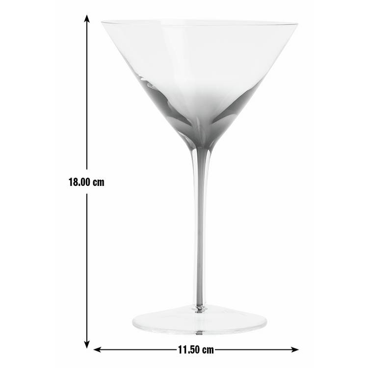 Habitat martini glasses set of 4 dark blue gradient - British product