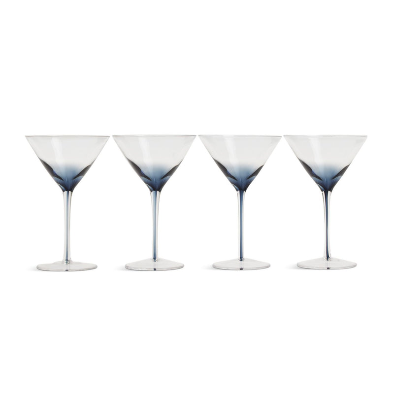 Habitat martini glasses set of 4 dark blue gradient - British product