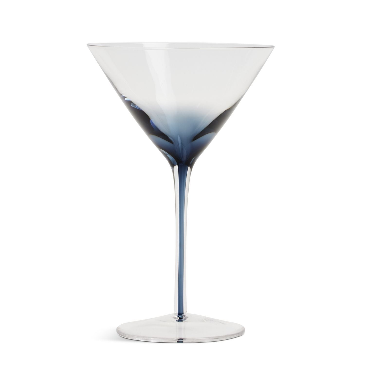 Habitat martini glasses set of 4 dark blue gradient - British product