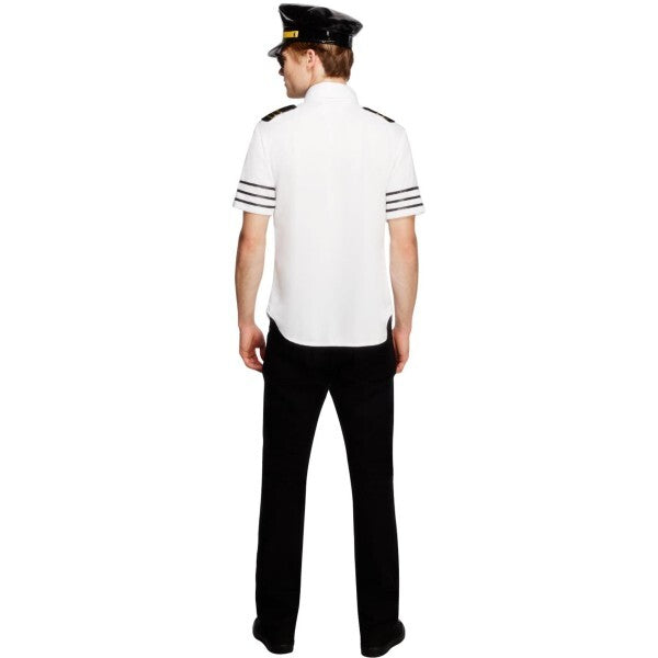 Fever Mile High costume with hat shirt tie, imported from the UK