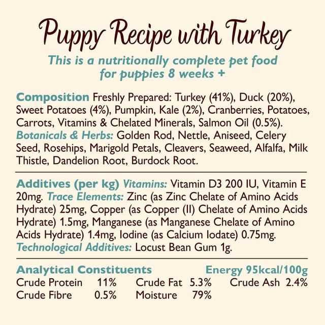 Lily's Kitchen Turkey & Duck Wet Food for Puppies   400g GOODS M&S   