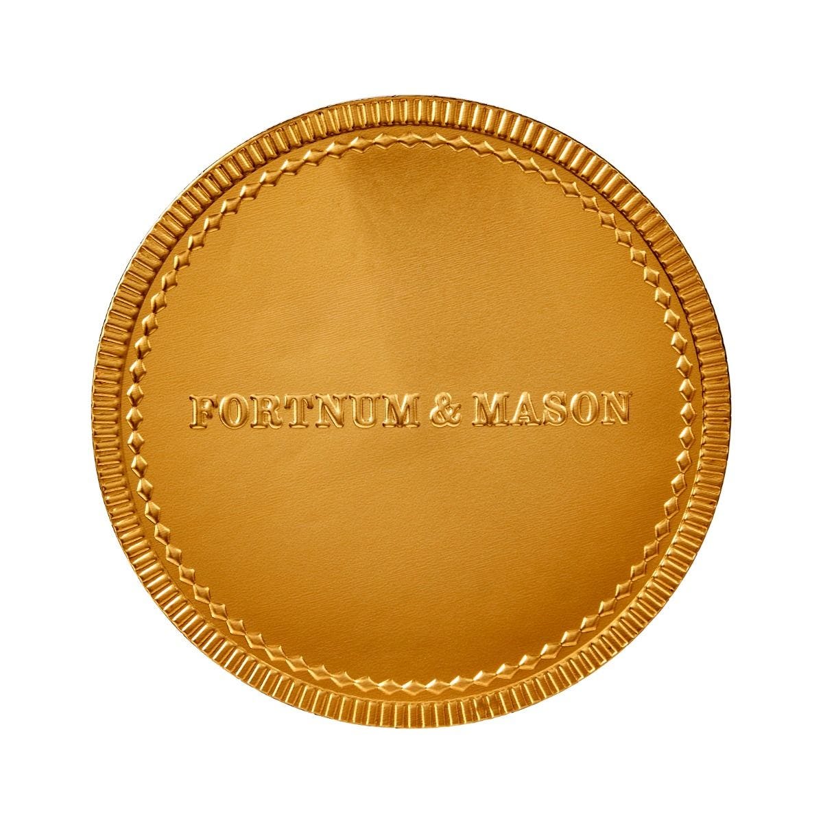 Fortnum's coronation chocolate coin in decorated keepsake tin, UK version