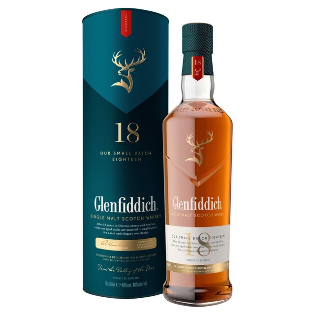 Glenfiddich 18YO Single Malt Whisky   70cl GOODS M&S   