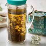 Green tea with elderflower loose leaf caddy 125g, imported from the UK