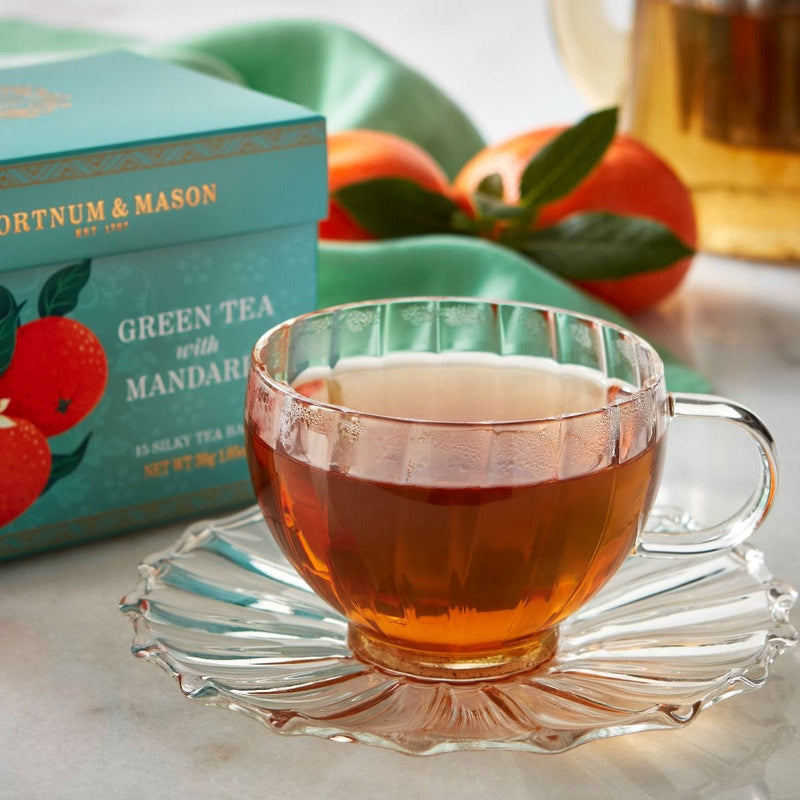 Green tea with mandarin silky tea bags 30g - British product