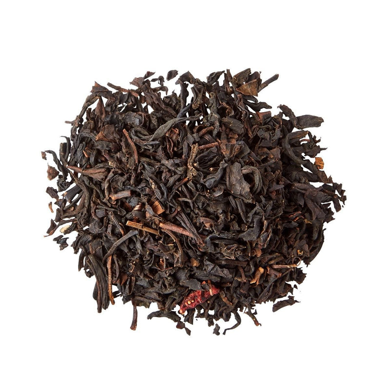 Black tea with strawberry 15 silky tea bags 30g (British brand)