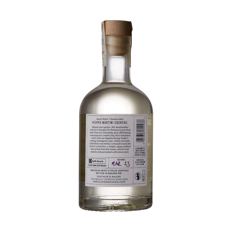 Fortnum's Vesper Martini cocktail 35cl, imported from the UK