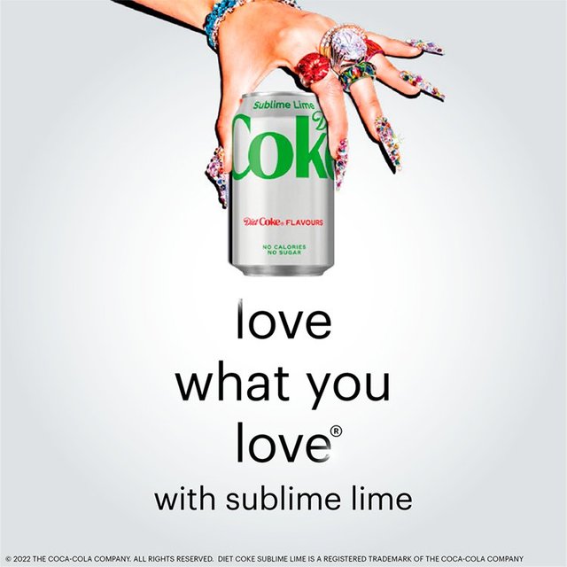 Diet Coke Sublime Lime   8 x 330ml GOODS M&S   