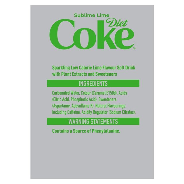 Diet Coke Sublime Lime   8 x 330ml GOODS M&S   