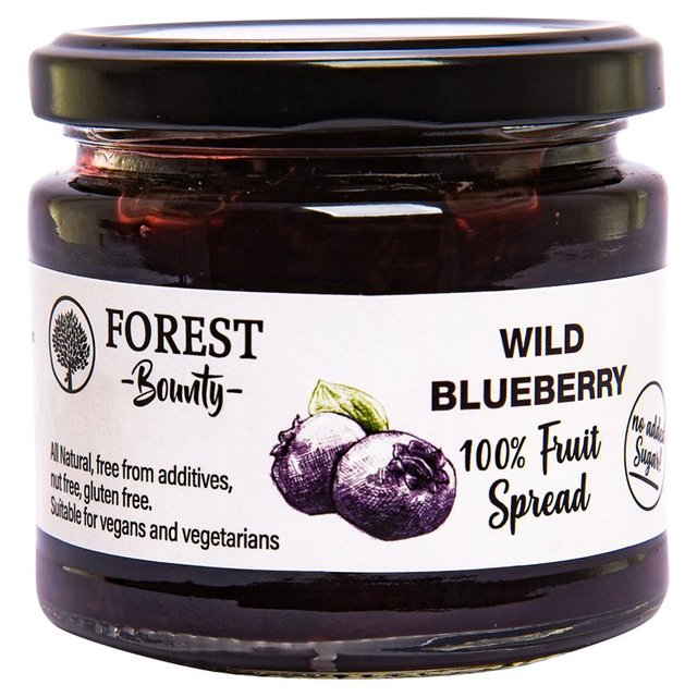 Forest Bounty 100% Blueberry Fruit Spread    250g GOODS M&S   