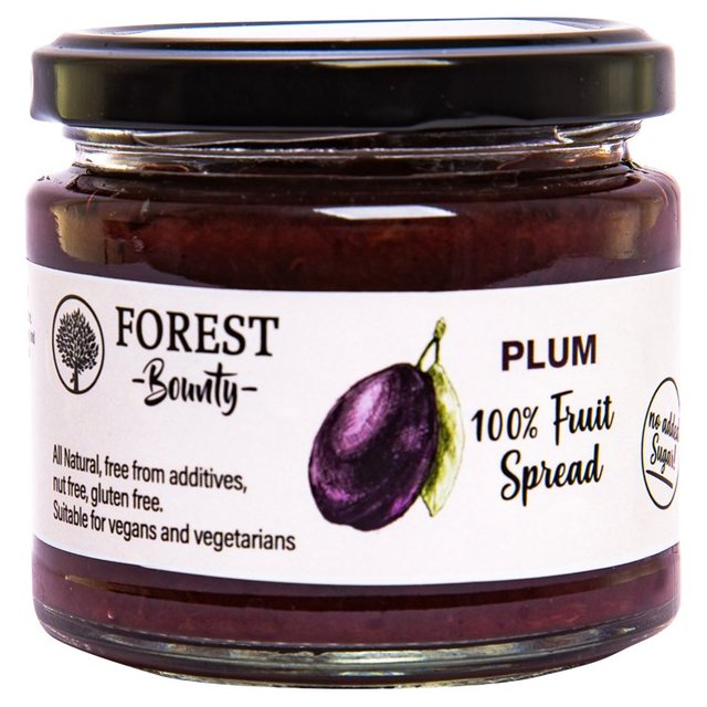 Forest Bounty 100% Plum Fruit Spread    250g GOODS M&S   