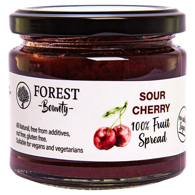 Forest Bounty 100% Sour Cherry Fruit Spread   250g GOODS M&S   