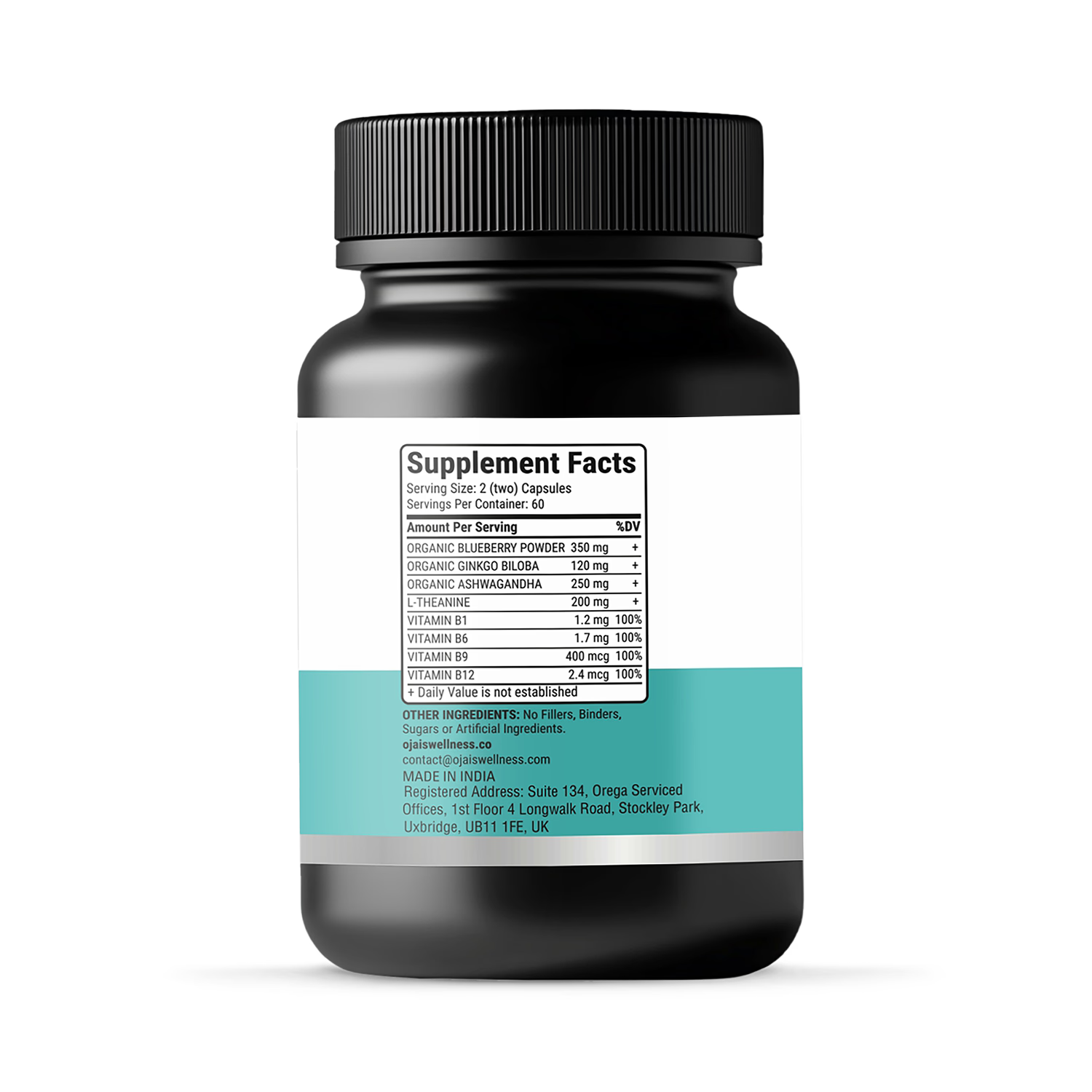 Brain support supplement 60 capsules, UK version