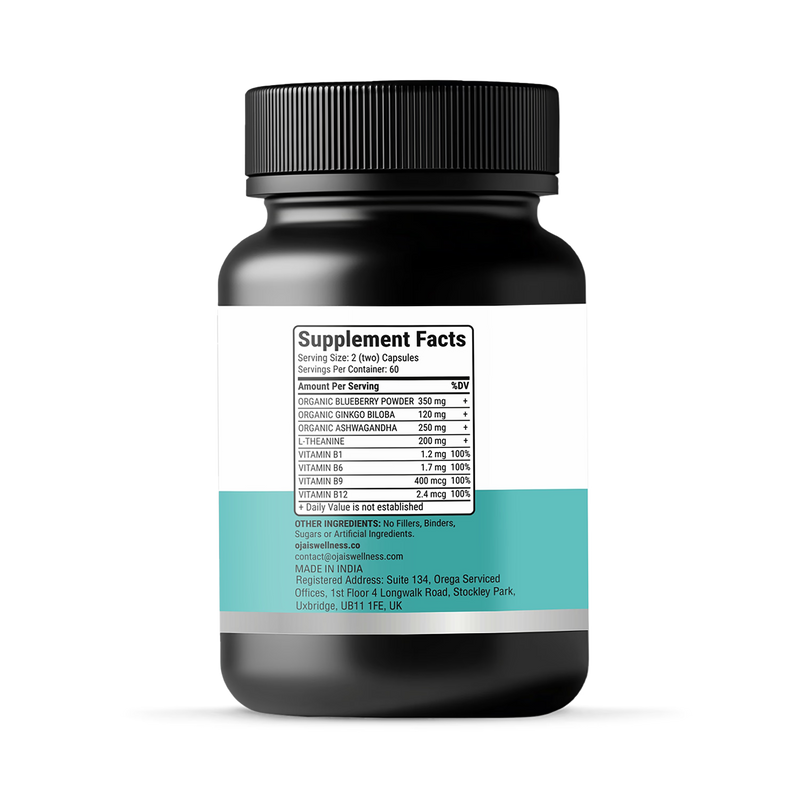 Brain support supplement 60 capsules, UK version