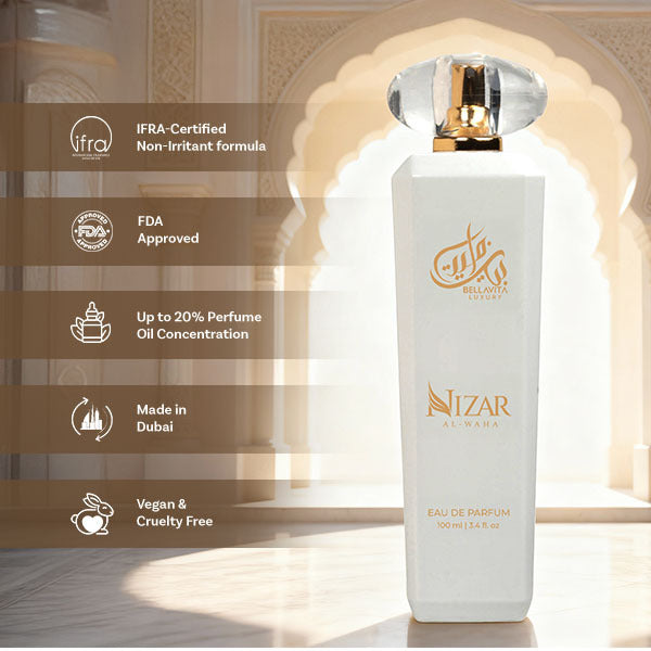 Bellavita Nizar Al-Waha perfume 100ml - British product