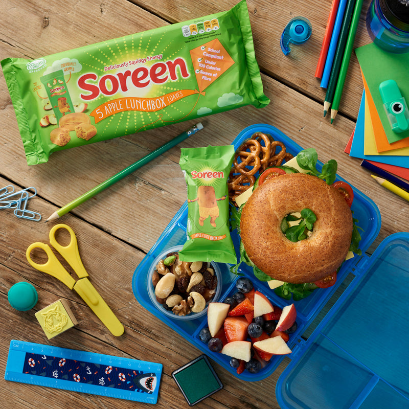 Soreen apple lunchbox loaves snack bars 5 x 30g (British brand)