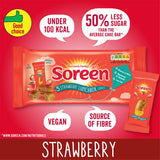 Soreen strawberry lunchbox loaves snack bars 5x30g (British brand)