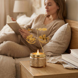 Livingandhome carousel scented candle golden osmanthus 275g, UK version
