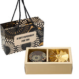 Livingandhome carousel scented candle golden osmanthus 275g, UK version