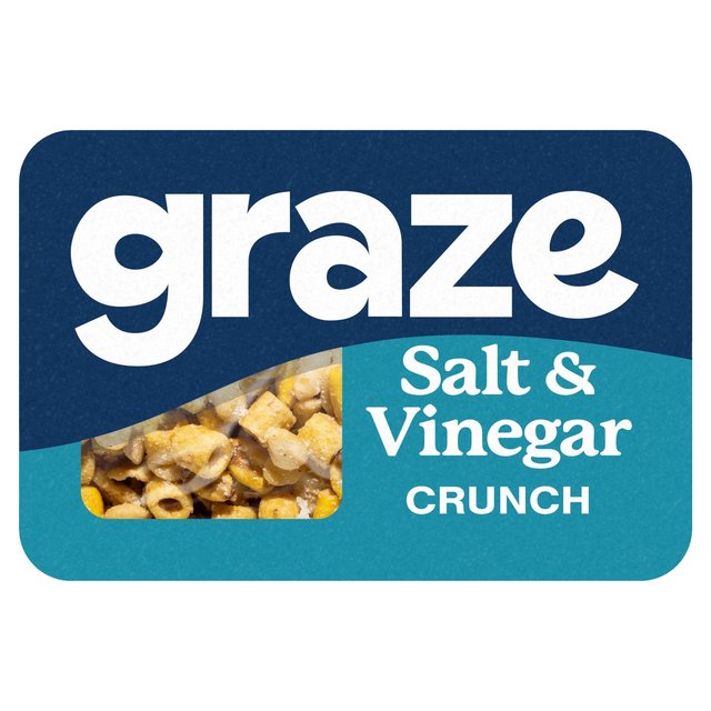 Graze Vegan Salt & Vinegar Crunchy Mixed Snacks   28g