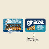 Graze Vegan Salt & Vinegar Crunchy Mixed Snacks   28g GOODS M&S   