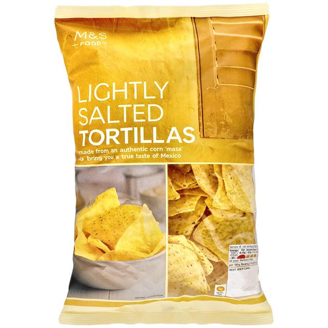 M&S Lightly Salted Tortilla Chips   200g