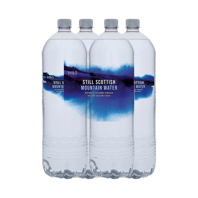 M&S Still Scottish Mountain Water   4 x 2L