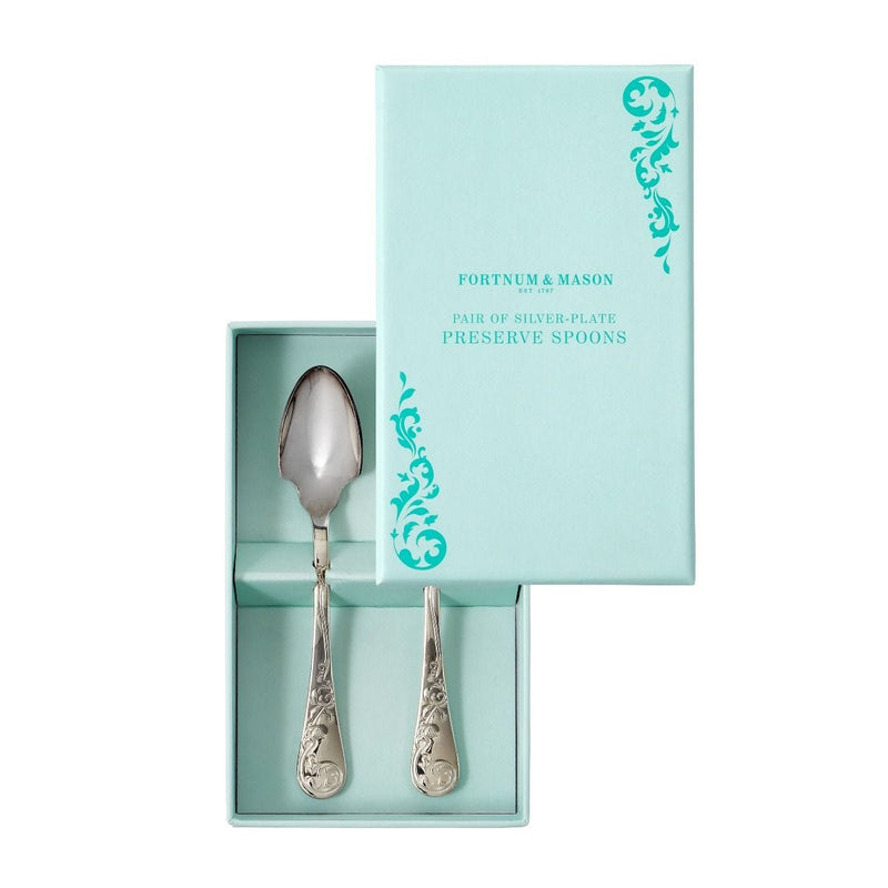 Fortnum & Mason silver-plated preserve spoons set of 2 - British product