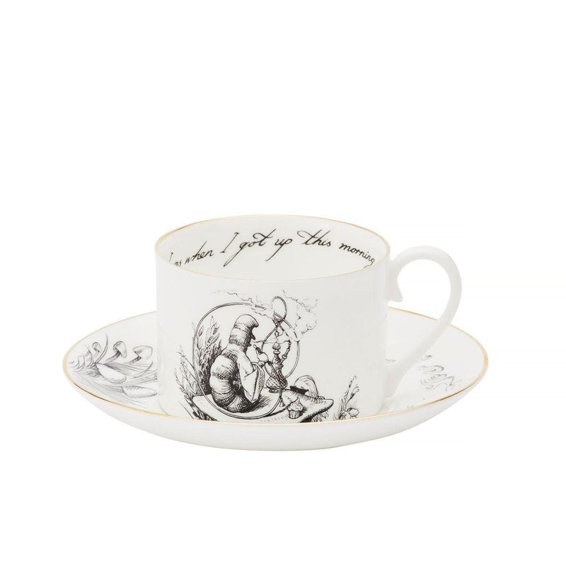 Rory Dobner Alice in Wonderland Caterpillar teacup and saucer, 250ml (British brand)