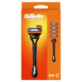 Gillette Fusion Handle + 4 Blades GOODS Superdrug   