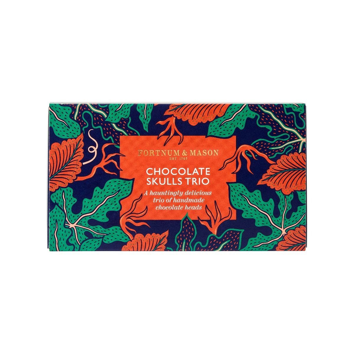 Fortnum's chocolate skulls white, milk and dark 110g, imported from the UK