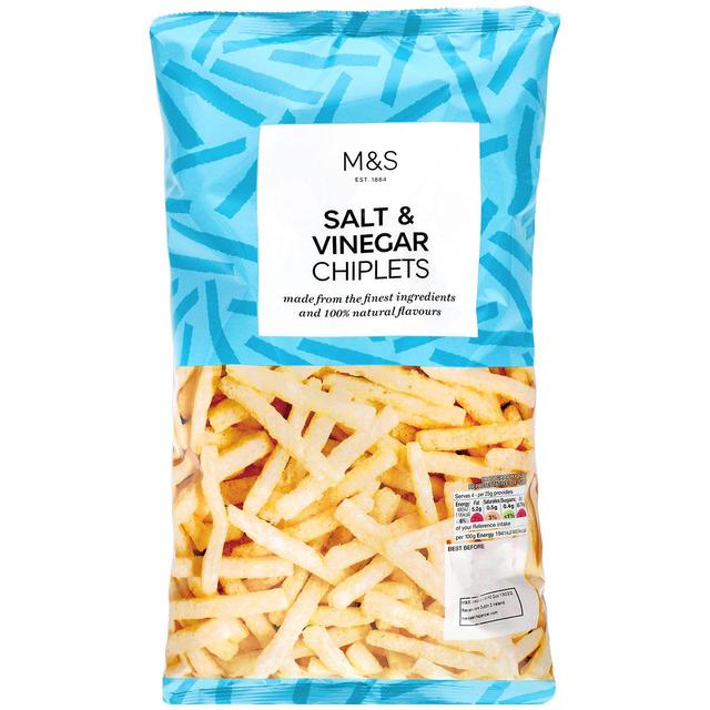 M&S Salt & Vinegar Chiplets   100g GOODS M&S   