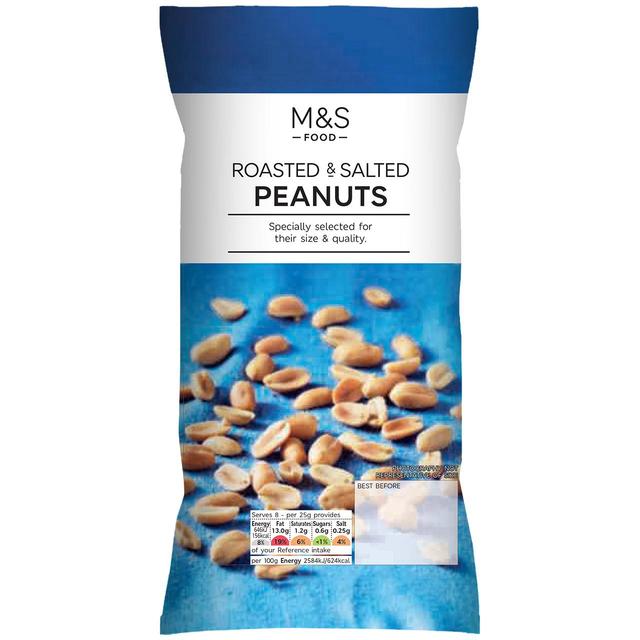 M&S Roasted & Salted Peanuts   200g GOODS M&S   