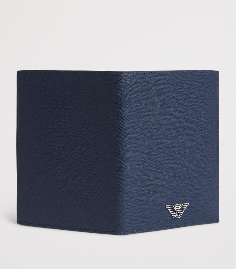 Emporio Armani leather passport holder - British product