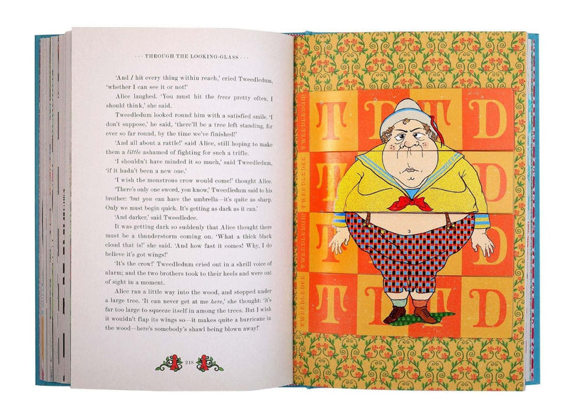 Alice in Wonderland illustrated book by Lewis Carroll MinaLima - imported from the UK