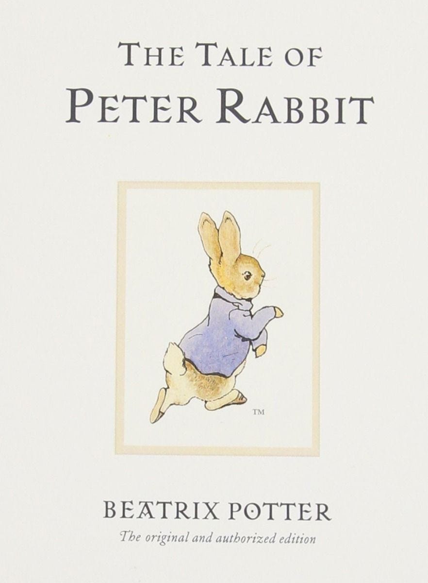 Beatrix Potter Peter Rabbit tales gift box, 12 books (British brand)