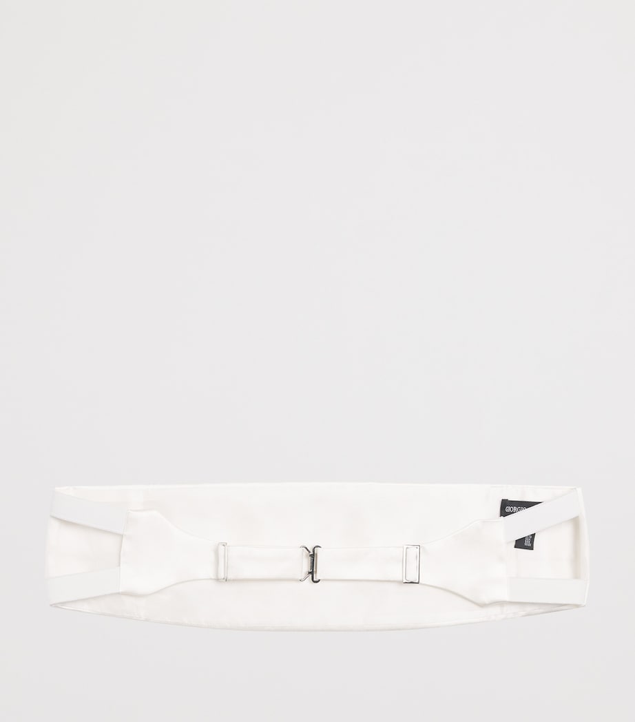 Giorgio Armani silk cummerbund, imported from the UK
