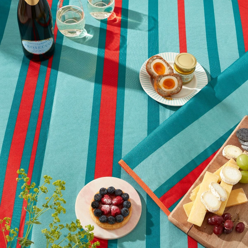 Fortnum's picnic mat in Eau de Nil, imported from the UK